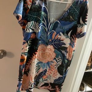 mink pink shift dress